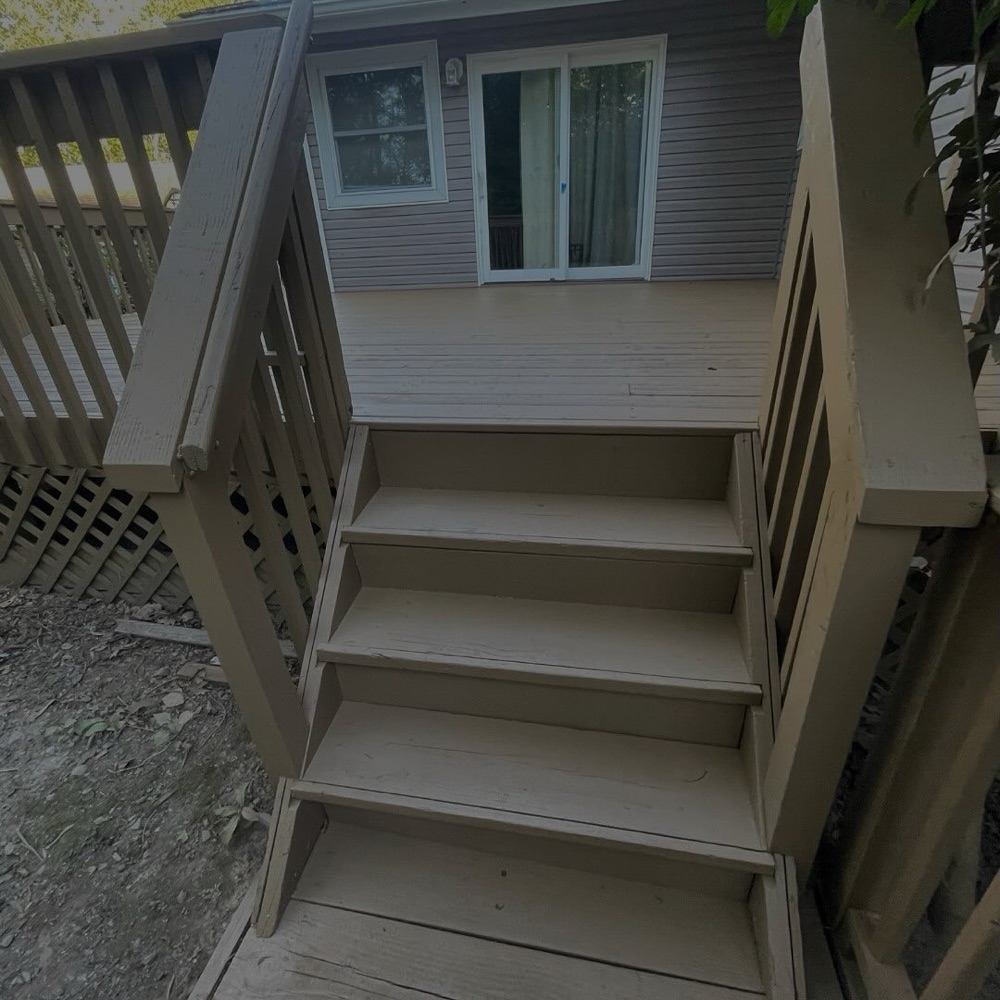 Deck after rebuild by Tesa Remodeling